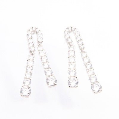 Orecchini Domar Gioielli Donna ORECCHINI ARGENTO 925 in Argento Cubic Zirconia EZB121482 - EZB121482